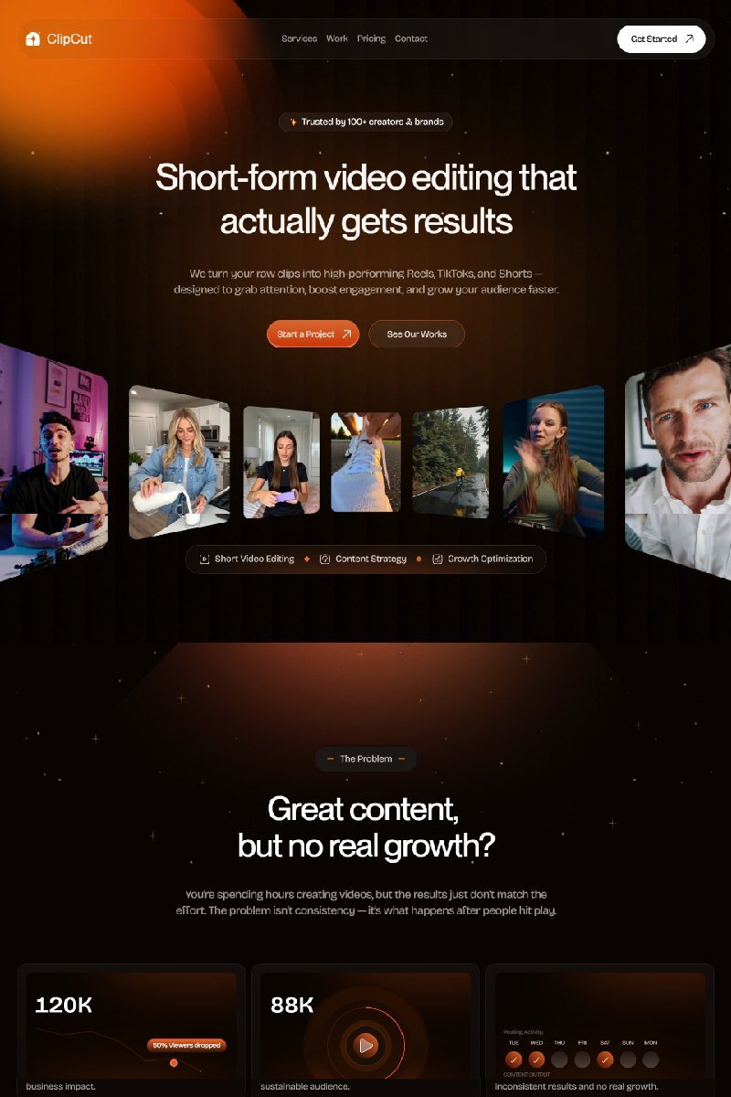 ClipCut, Short-form video