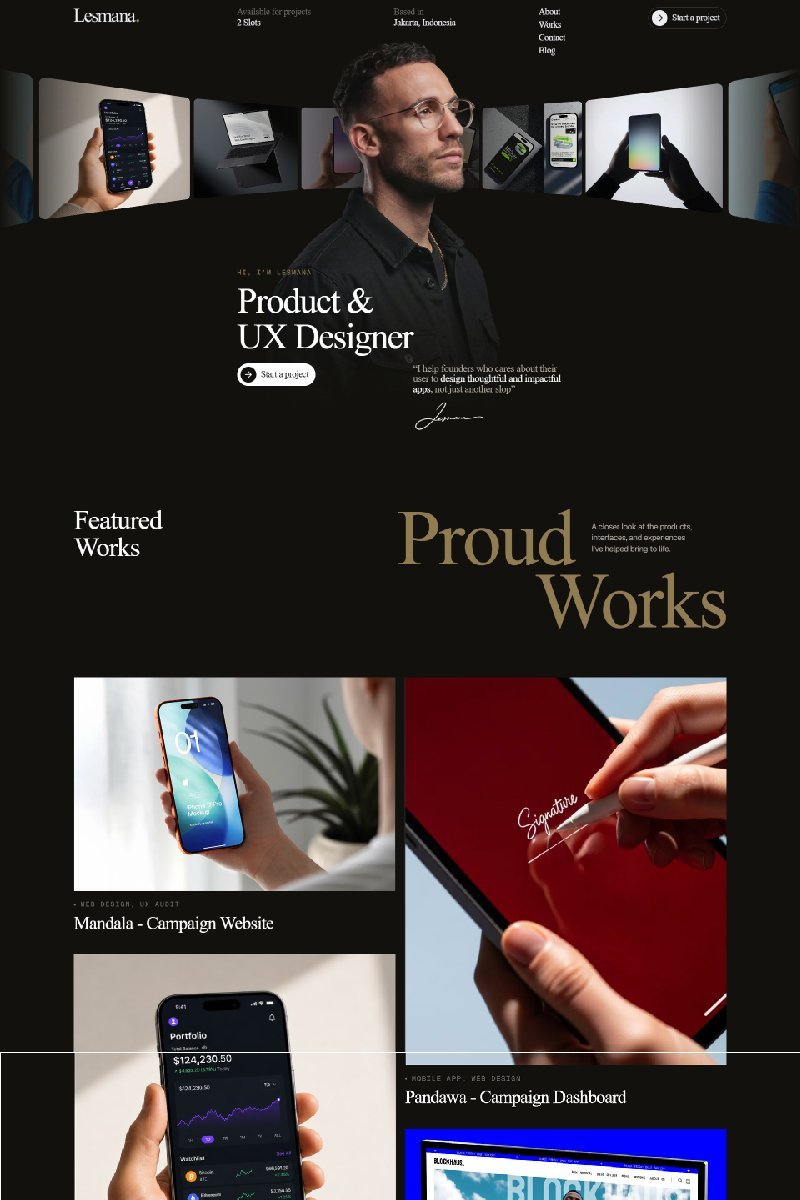 Lesmana, Product and UX